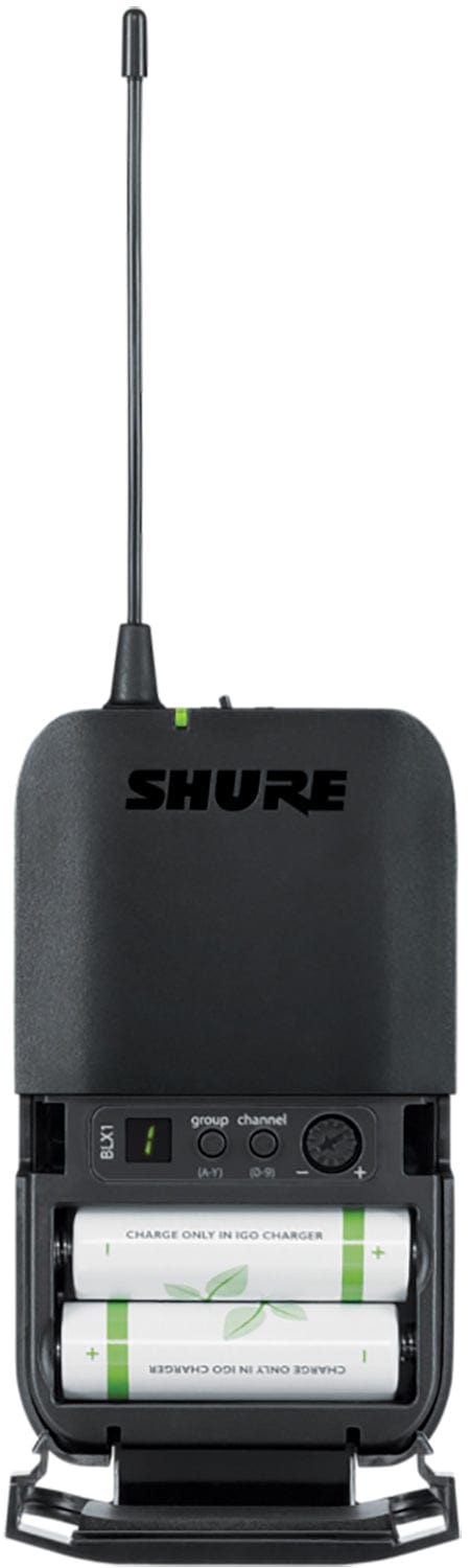Shure BLX14R Wireless Rack-mount Instrument System with Beta 98H/C Clip-on Gooseneck Microphone - J11 Band