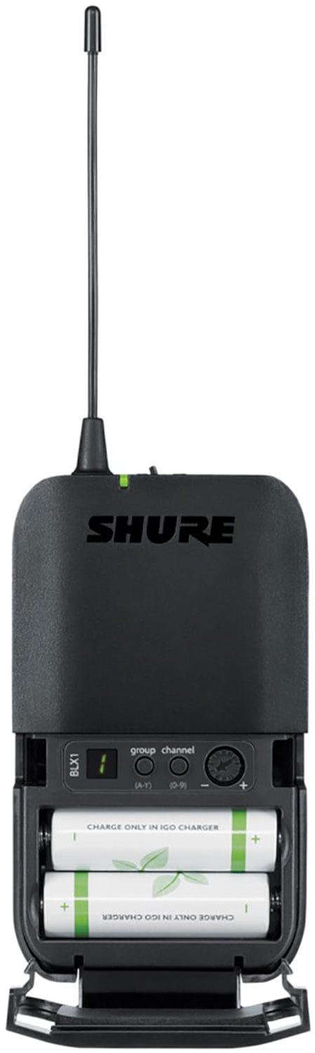 Shure BLX14R Wireless Rack-mount Guitar System - H11 Band