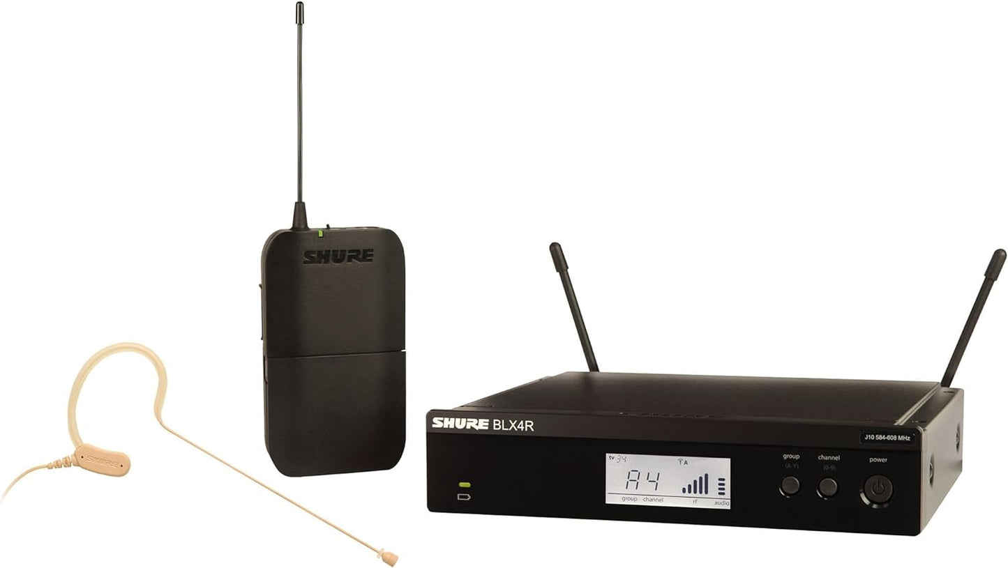 Shure BLX14R Wireless Rack-mount Presenter System with MX153 Earset Microphone - J11 Band