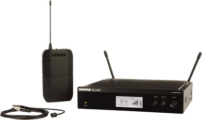 Shure BLX14R Wireless Rack-mount Presenter System with WL93 Miniature Lavalier Microphone - H11 Band