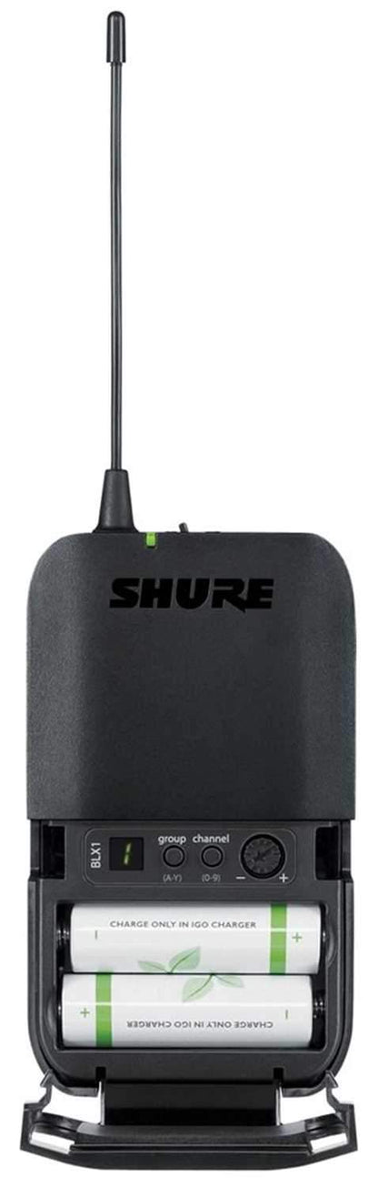 Shure BLX14RW93 Wireless Lavalier Syst with Wl93 H9