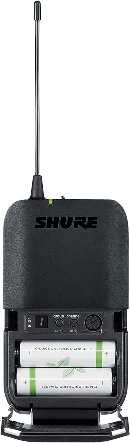 Shure BLX14R Wireless Rack-mount Presenter System with WL93 Miniature Lavalier Microphone - J11 Band