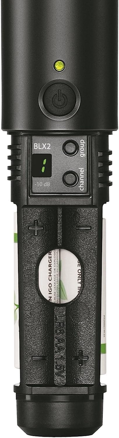 Shure BLX2/PG58 Handheld Transmitter with PG58 Capsule - H9 Band