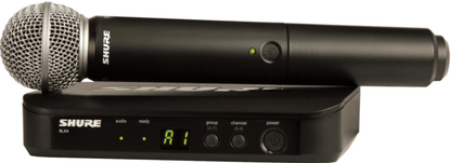 Shure BLX24SM58 Wireless Handheld Mic System with SM58 H11