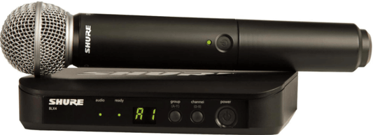 Shure BLX24/SM58-H11 wireless system with BLX4 receiver and SM58 handheld
