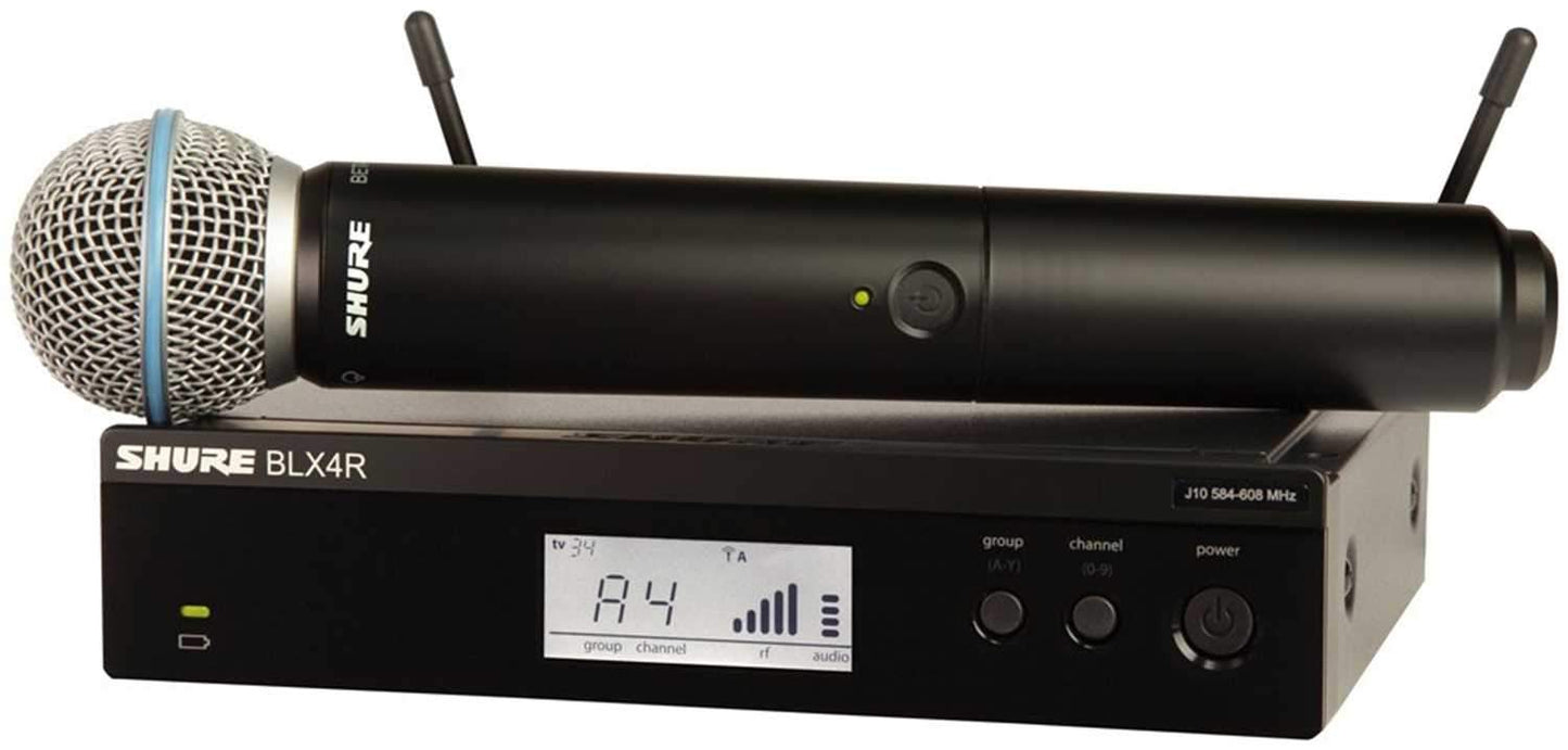 Shure BLX24RB58 Wireless Rackmount Handheld Mic with Beta58 H10