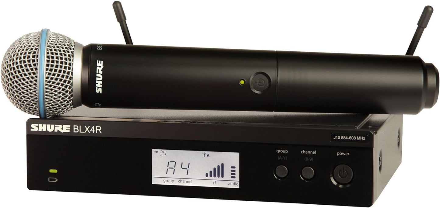 Shure BLX24R Wireless Vocal Rack-mount Set with Beta 58A - H11 Band