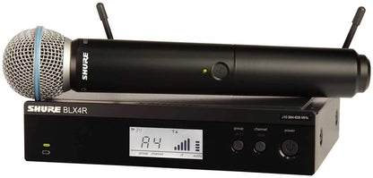 Shure BLX24RB58 Wireless Rachmount Handheld Mic with Beta58 H9
