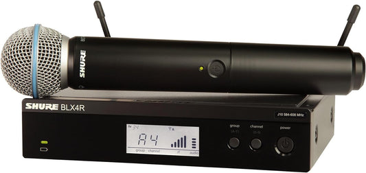 Shure BLX24R/B58 rack-mount wireless vocal system J11 band full kit