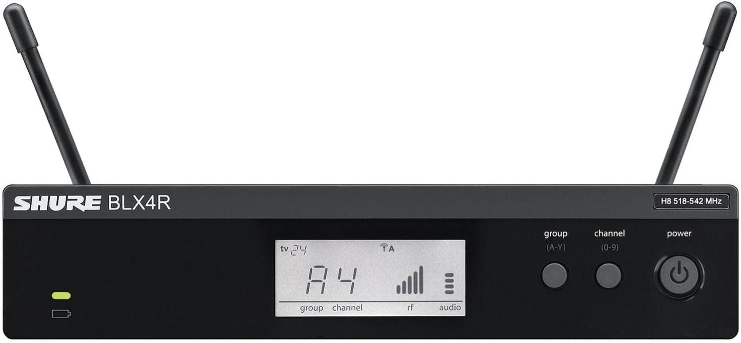 Shure BLX24R Wireless Rack-mount Vocal System with SM58 - H11 Band