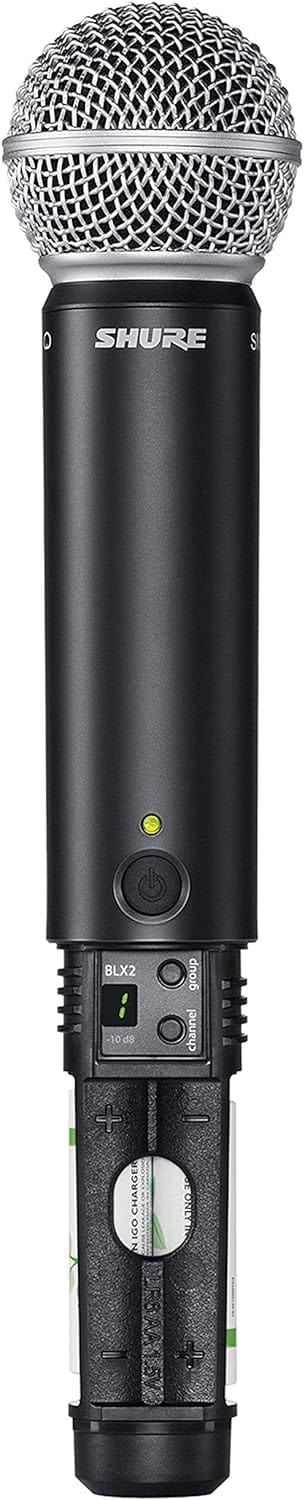 Shure BLX288 Wireless Dual Vocal System with 2x PG58 Handheld Transmitters - J11 Band