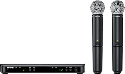 Shure BLX288 Wireless Dual Vocal System with 2x SM58 - H10 Band