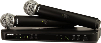 Shure BLX288 Wireless Dual Vocal System with 2x SM58 - H11 Band