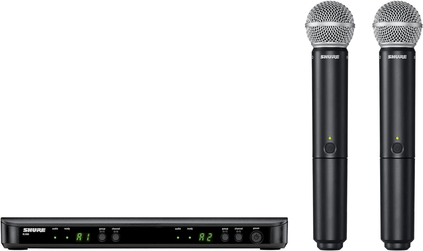 Shure BLX288 Wireless Dual Vocal System with 2x SM58 - J11 Band