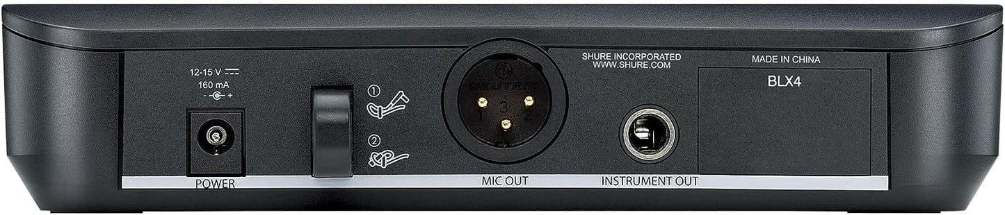 Shure BLX4 Wireless Receiver for BLX Wireless System - H10 Band