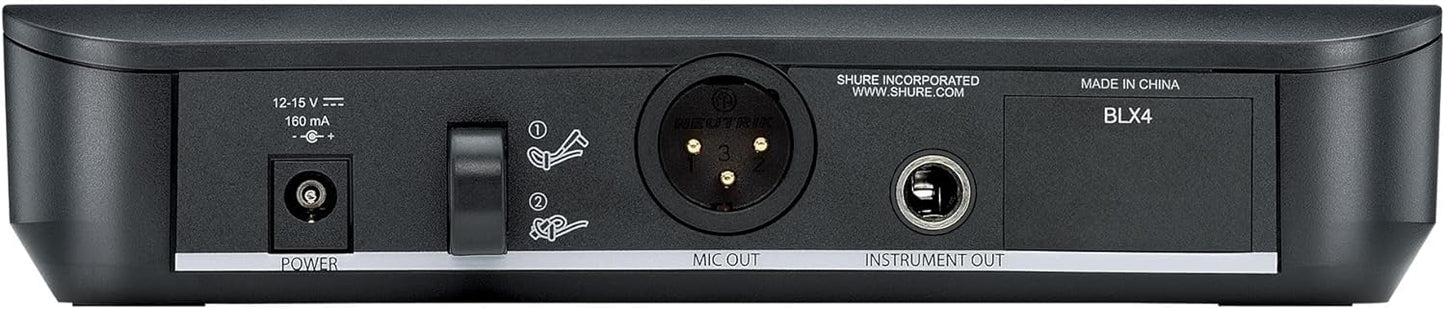 Shure BLX4 Wireless Receiver for BLX Wireless System - H9 Band
