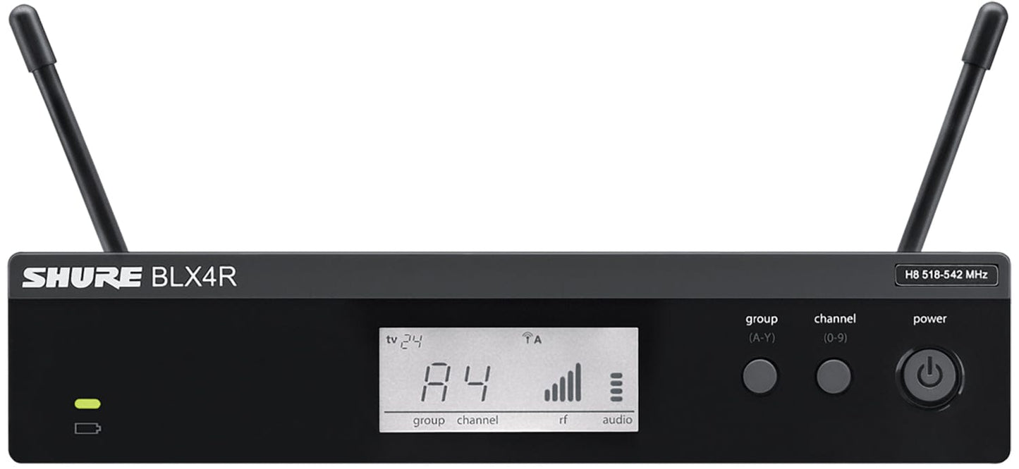 Shure BLX4R Wireless Receiver for BLX-R Wireless System - J11 Band