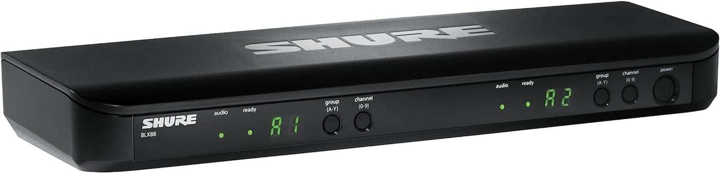 Shure BLX88 Dual Wireless Receiver for BLX Wireless System - H11 Band