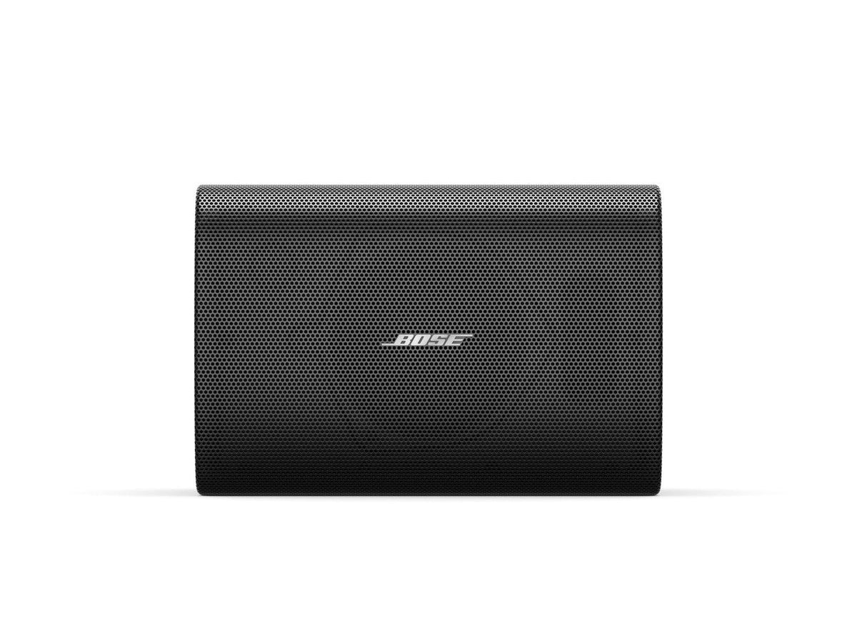 Bose FreeSpace FS4SE black surface mount loudspeaker pair, front view