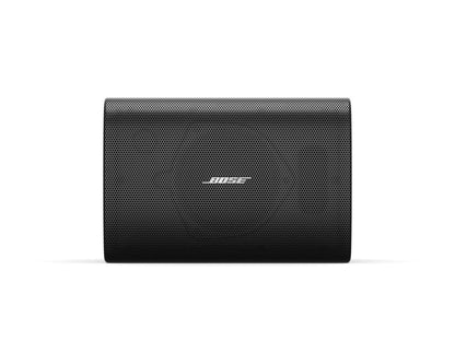 Bose FreeSpace FS4SE black surface mount loudspeaker pair, front view