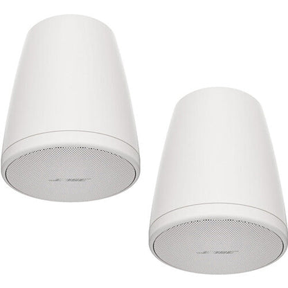Bose FreeSpace FS2P white pendant loudspeaker pair, pendant pair side view