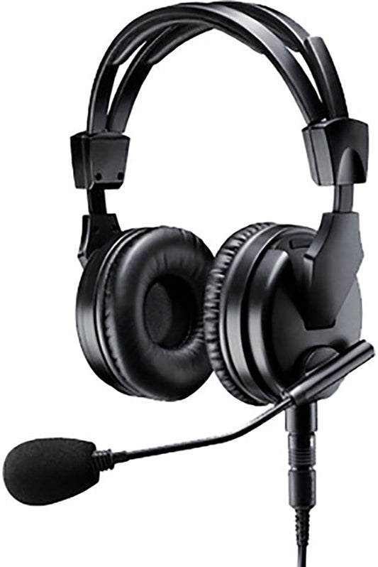 Shure BRH50M dual-sided supra-aural broadcast headset with boom microphone, main product view