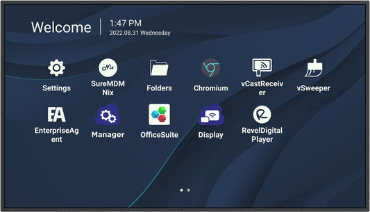 ViewSonic CDE4330 43 inch 4K commercial display front view