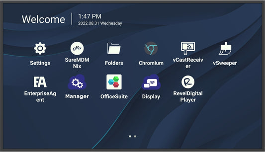 ViewSonic CDE6530 65 inch 4K commercial display front view