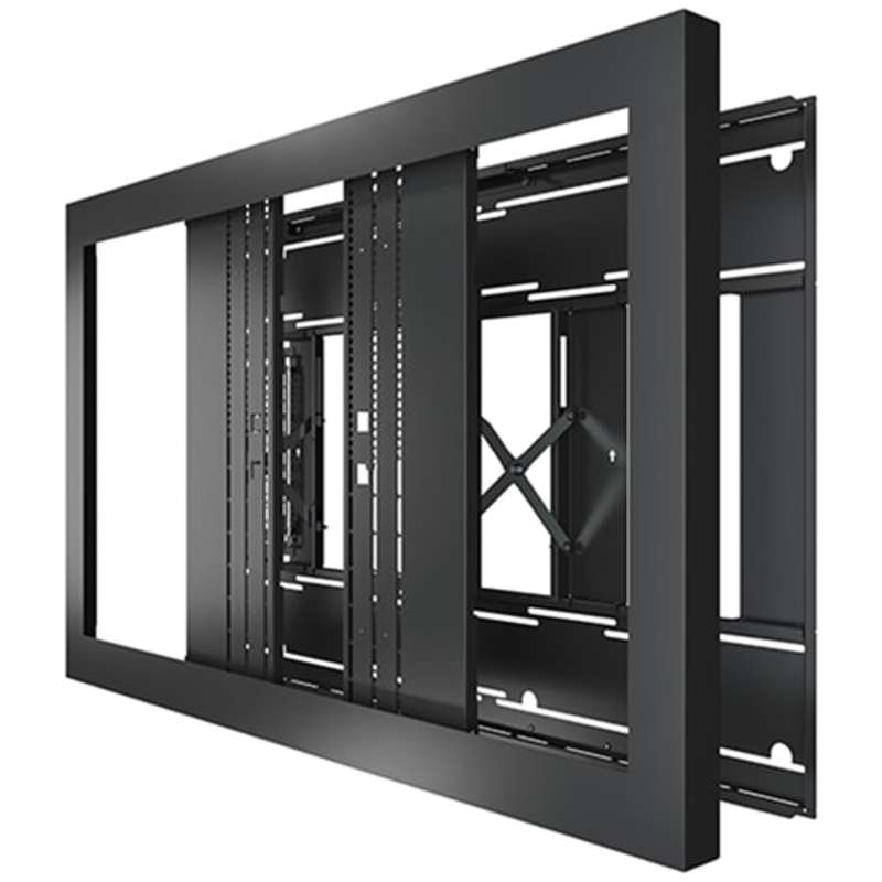 Chief LW75UB Landscape On-Wall Kiosk Black 75 inch, view 2