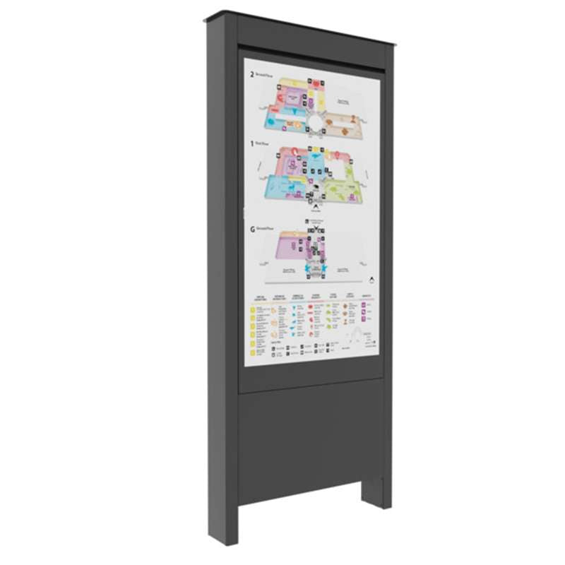 Chief OLF55BP-LG Impact 55 inch Outdoor Portrait Kiosk, LG Series