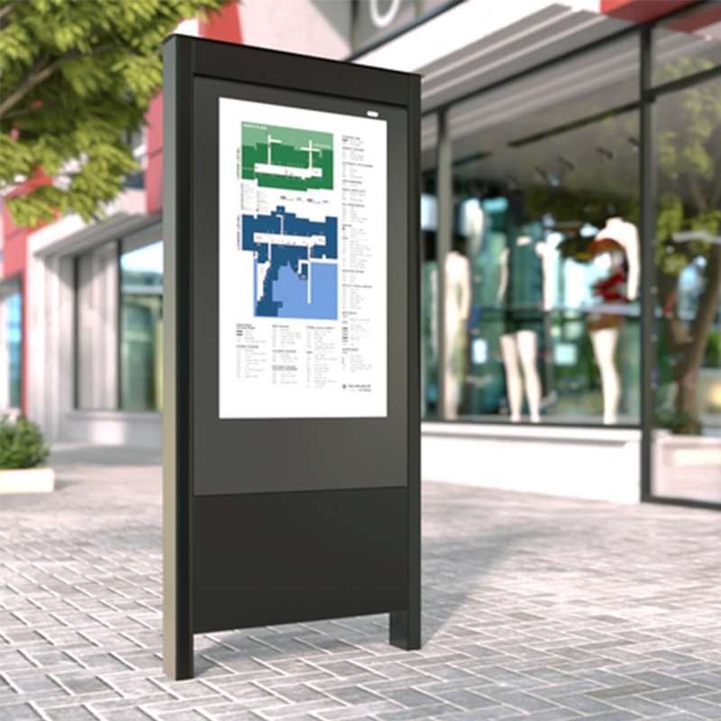 Chief OLF55BP-LG Impact 55 inch Outdoor Portrait Kiosk, LG Series, view 5