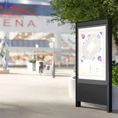 Chief OLF55BP-S Impact 55 inch Outdoor Portrait Kiosk, Samsung series, view 3