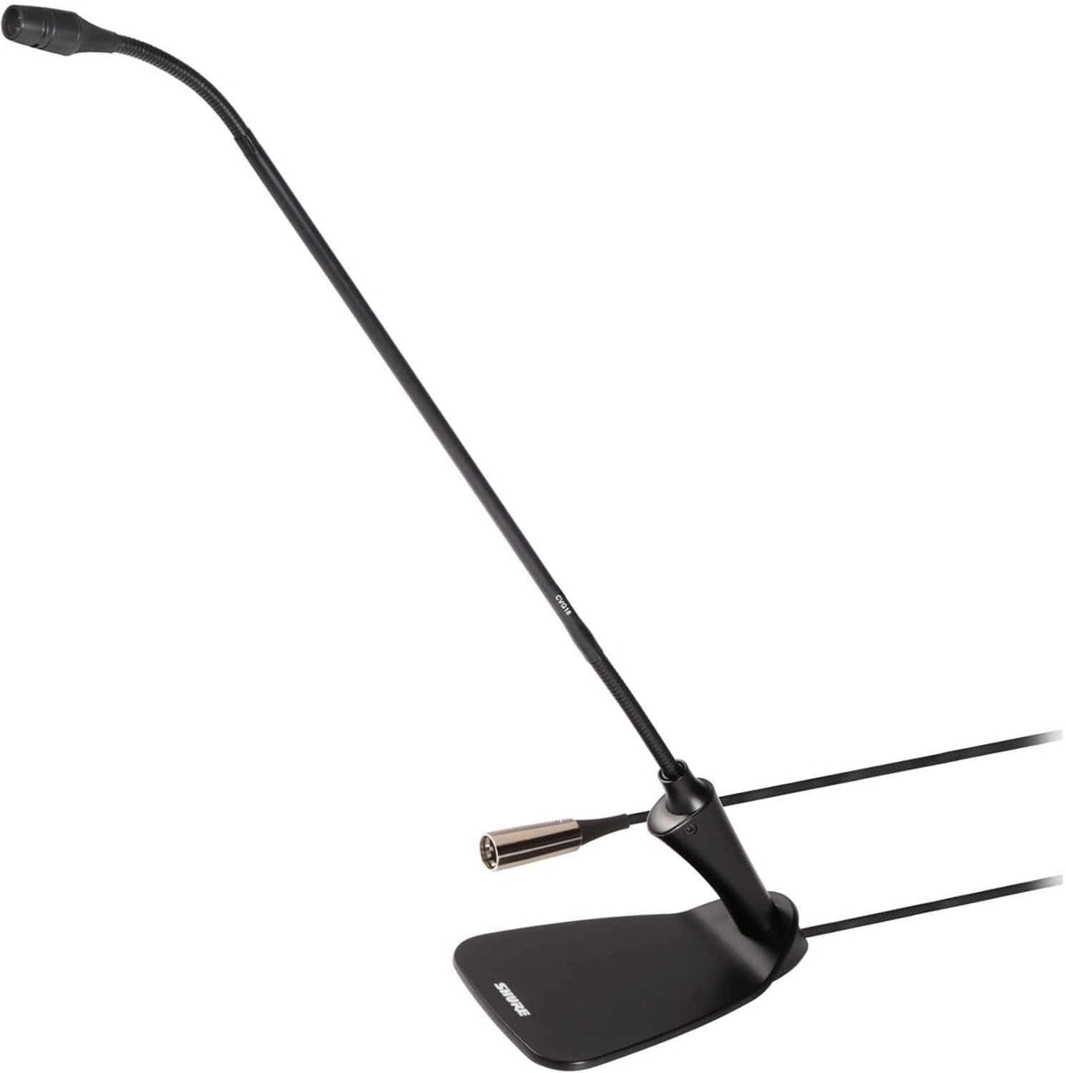 Shure CVG18D Centraverse gooseneck microphone with desktop base and 12 foot XLR cable, additional product photo