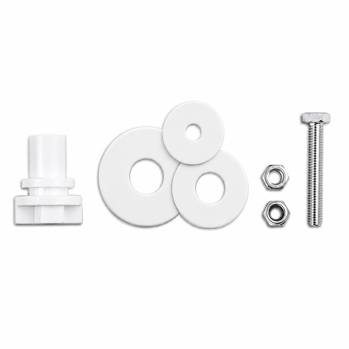 Biamp Desono LRABAS-W Basic Light Rail Adaptor for KUBO3, White