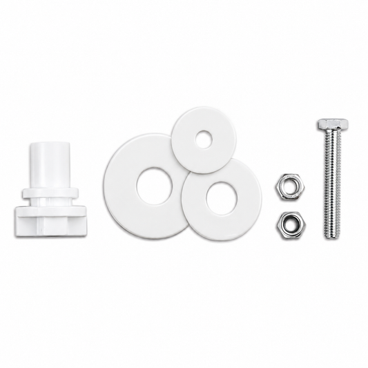 Biamp Desono LRABAS-W Basic Light Rail Adaptor for KUBO3, White