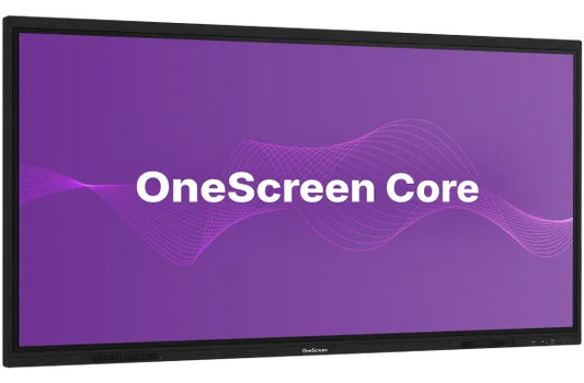 OneScreen Core 86 Inch 4k Interactive Touchscreen Display with Built-in AI Features & Live Language Translation - EDLA