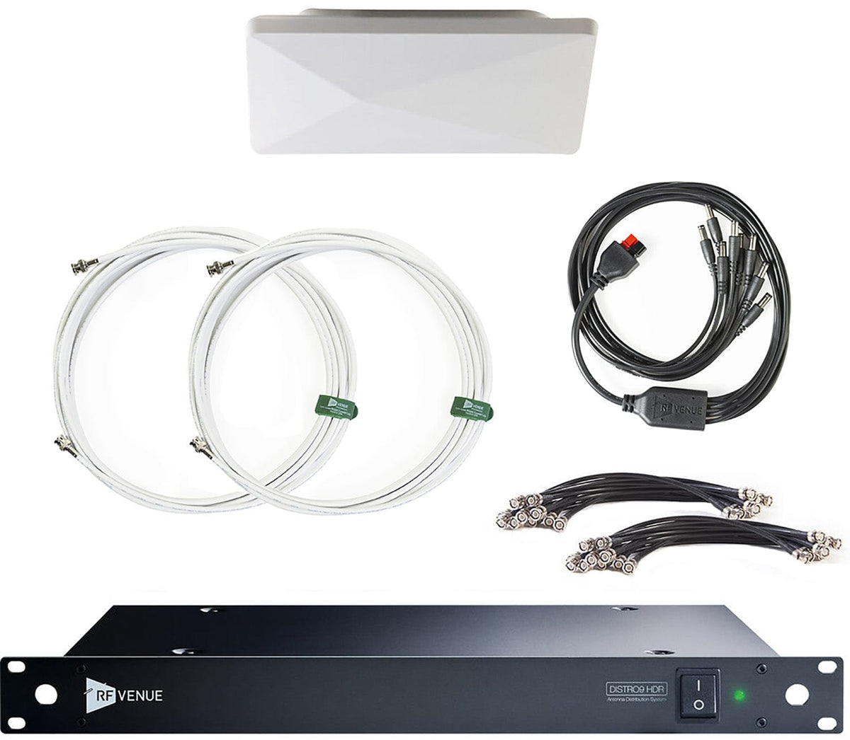 Audio-Technica D-ARCD9 RF Venue Diversity Architectural Antenna and DISTRO9 HDR UHF Distribution System product photo