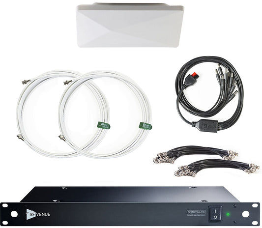 Audio-Technica D-ARCD9 RF Venue Diversity Architectural Antenna and DISTRO9 HDR UHF Distribution System product photo
