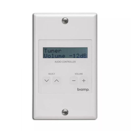 Biamp D-DIWAC Decora Style Digital Wall Control with LCD