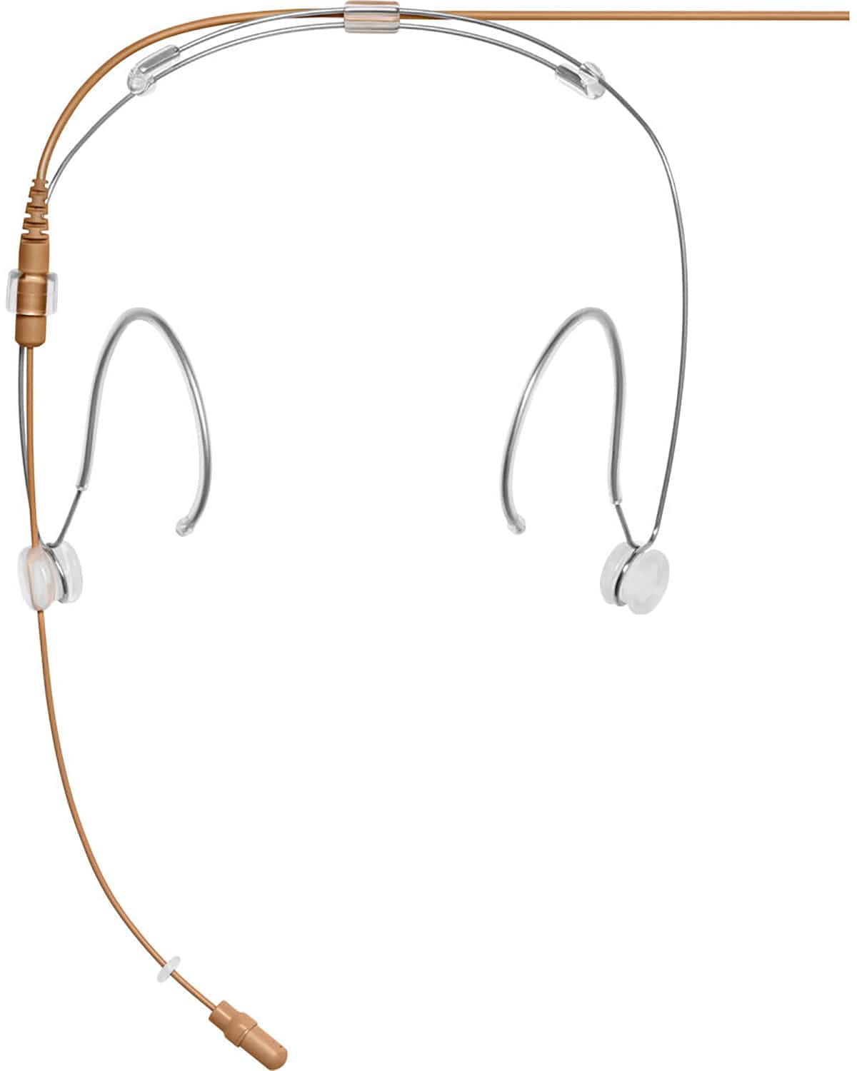 Shure DH5C/O-LM3 DuraPlex Omnidirectional Subminiature Headset Microphone - LEMO3 Plug - Cocoa