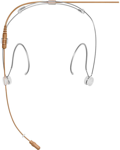 Shure DH5C/O-LM3 DuraPlex Omnidirectional Subminiature Headset Microphone - LEMO3 Plug - Cocoa