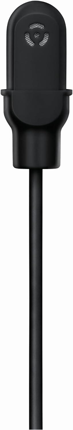 Shure DL4B/O-LM6-A black DuraPlex omnidirectional waterproof lavalier microphone with 6-pin LEMO connector, main product view