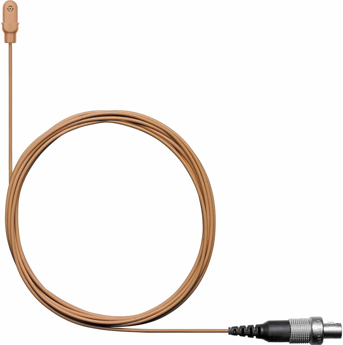 Shure DL4C/O-LM3-A DuraPlex Omnidirectional Subminiature Waterproof Microphone - LEMO3 Plug - Cocoa