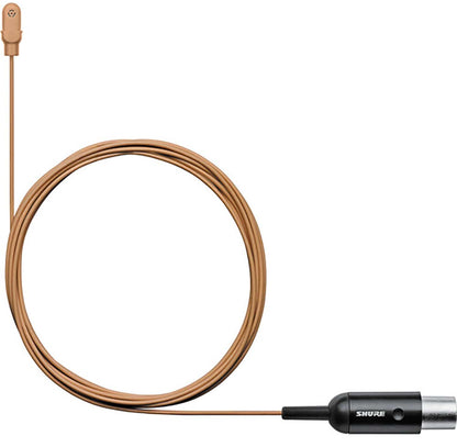 Shure DL4C/O-MTQG-A DuraPlex Omnidirectional Subminiature Waterproof Microphone - MTQG Plug - Cocoa