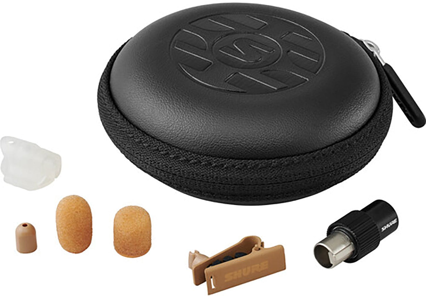 Shure DL4C/O-MTQG-A DuraPlex Omnidirectional Subminiature Waterproof Microphone - MTQG Plug - Cocoa