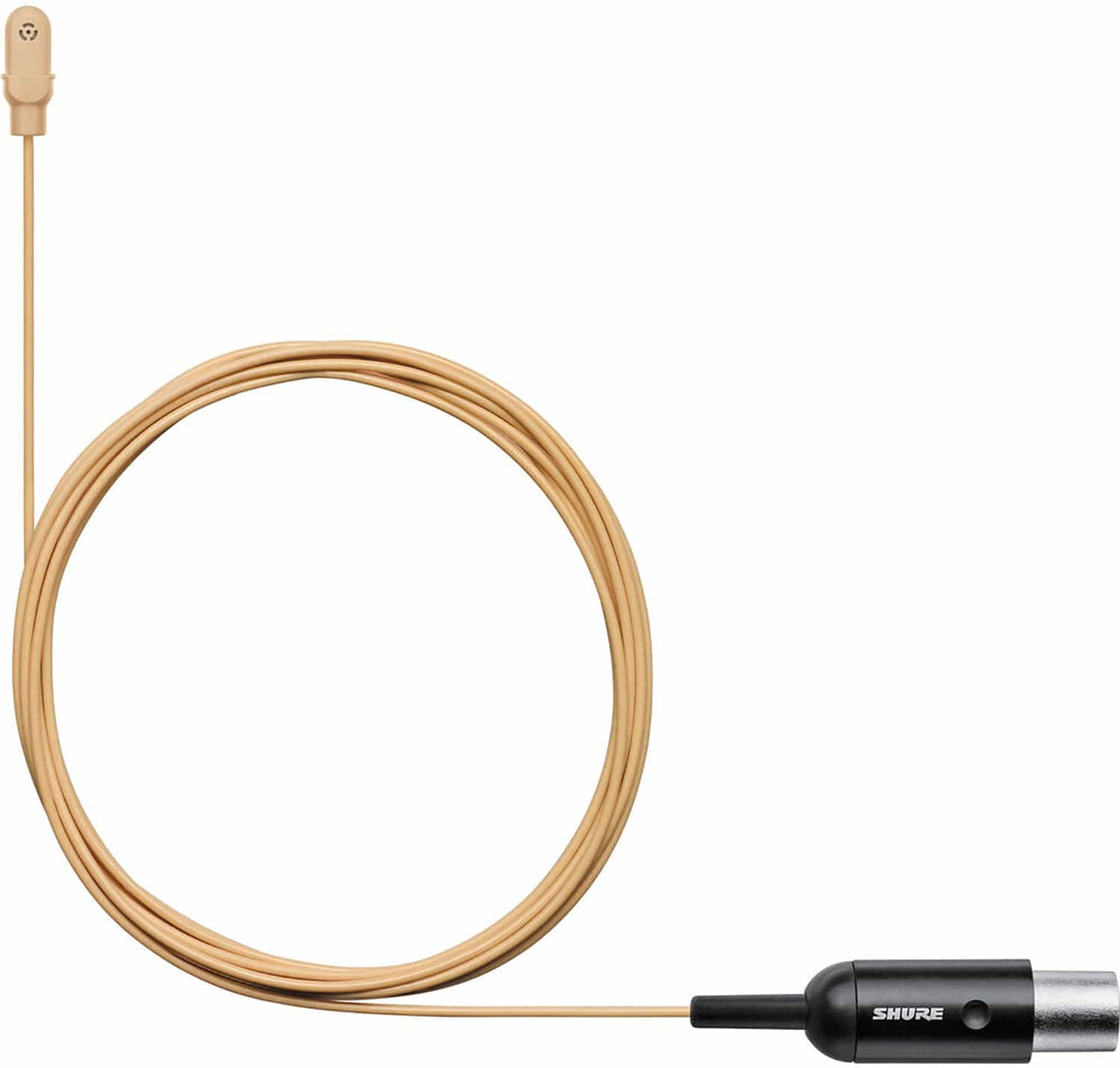 Shure DL4T/O-MTQG-A DuraPlex Omnidirectional Subminiature Waterproof Microphone - MTQG Plug - Tan