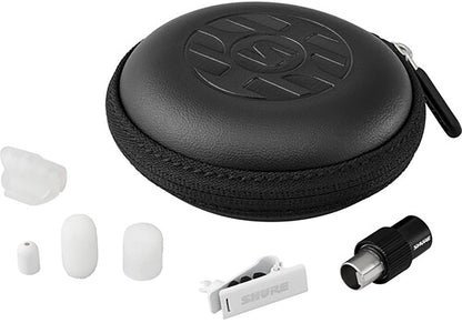 Shure DL4W/O-MTQG-A DuraPlex Omnidirectional Subminiature Waterproof Microphone - MTQG Plug - White