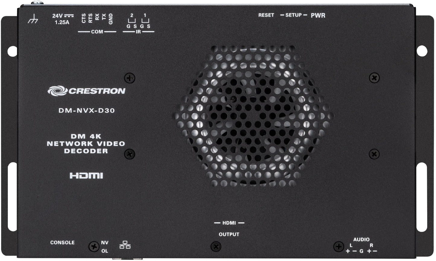 Crestron DM-NVX-D30 DM NVX ® 4K60 4:4:4 HDR Network AV Decoder
