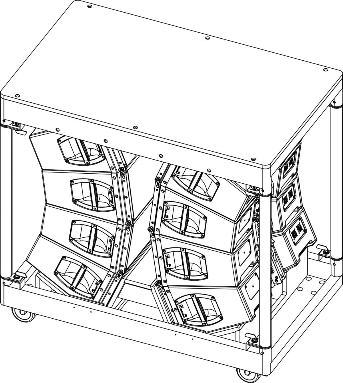 d&b audiotechnik E7471.000 touring cart for Y8 or Y12