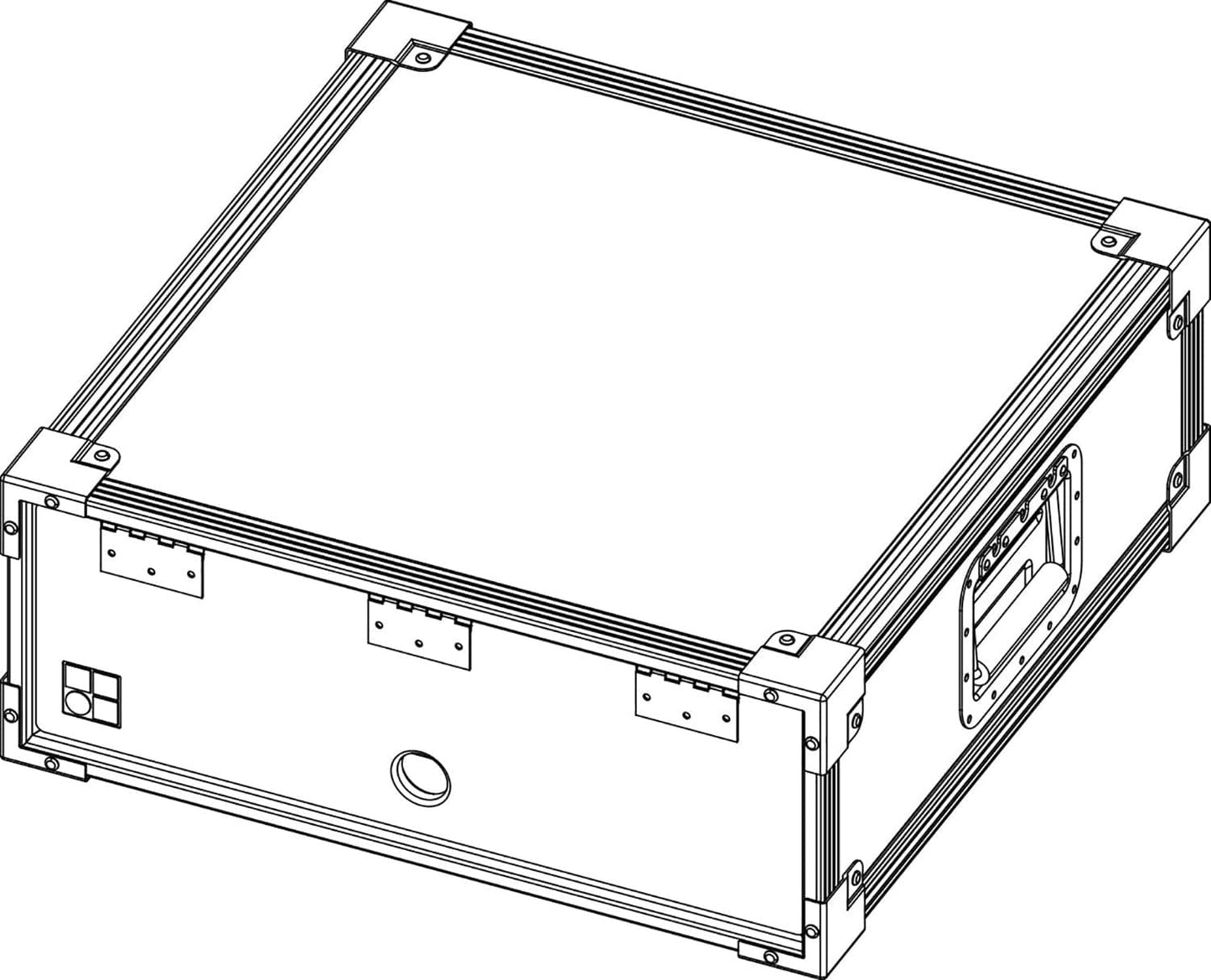 d&b audiotechnik E7483.000 19 in Touring Rack for DS100 Signal Engine - 3RU